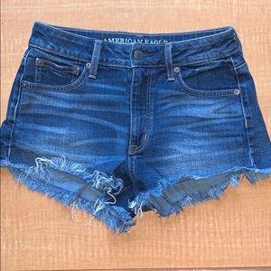 American eagle booty shorts high rise